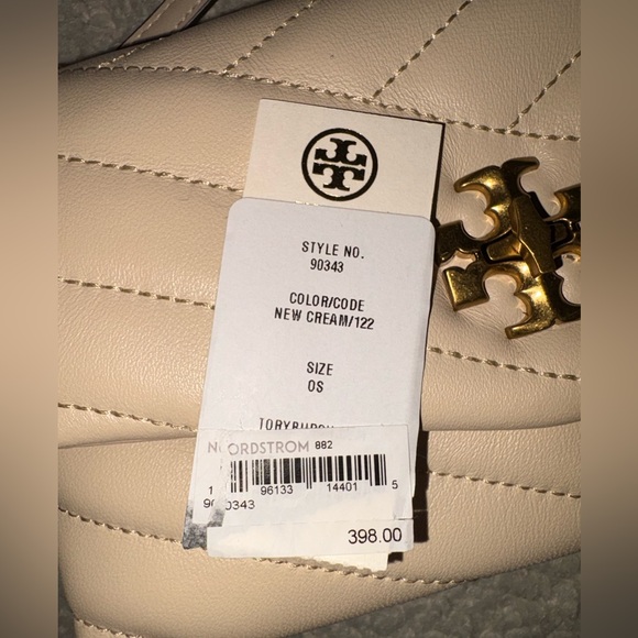 Tory Burch kira chevron chain wallet color - cream 90343 - Picture 16 of 16